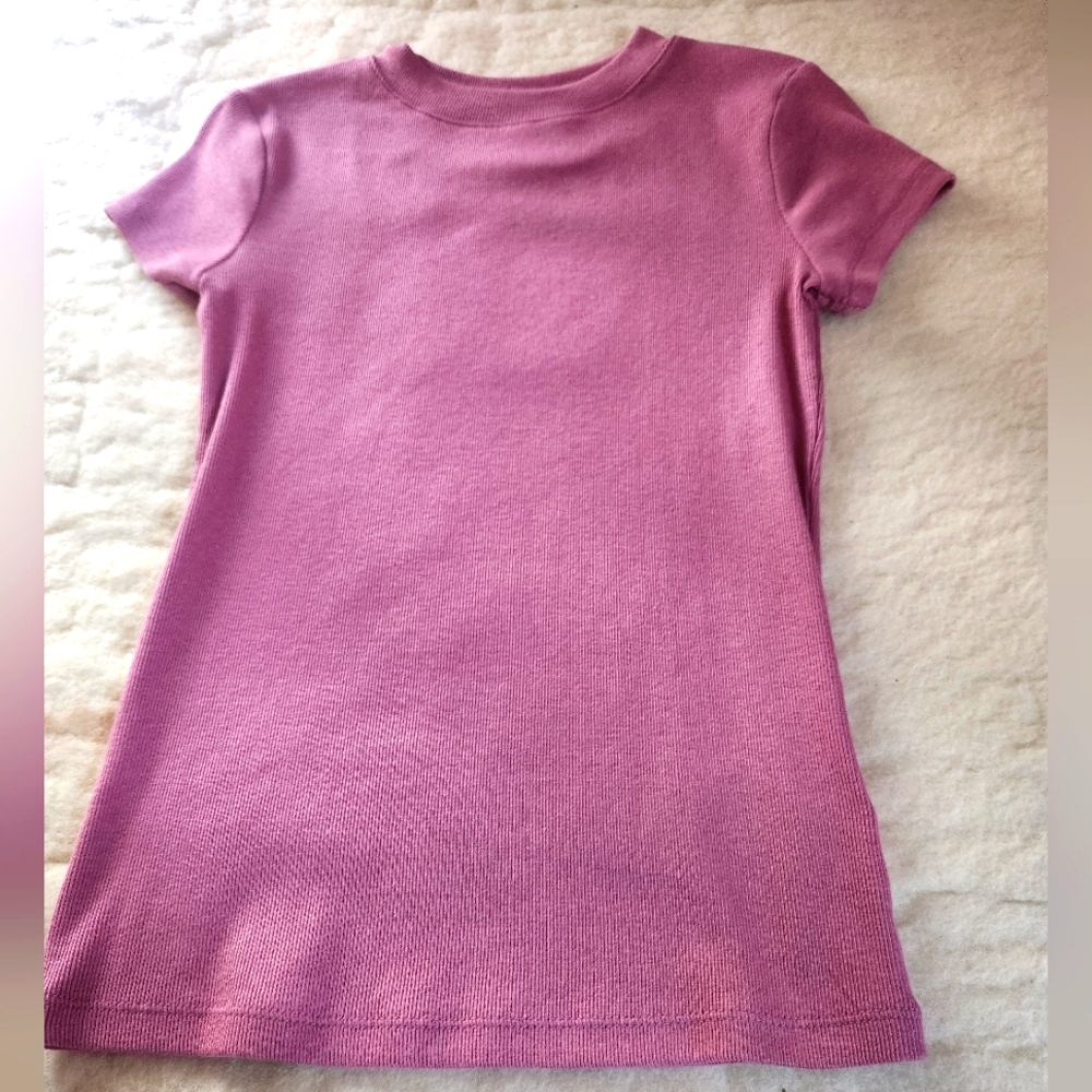 Slim Fit Ribbed T-Shirt
